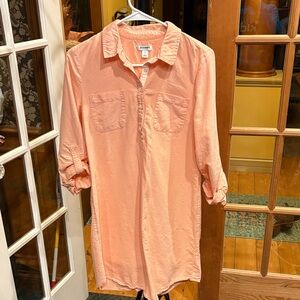 Old Navy Coral Shirt Dress